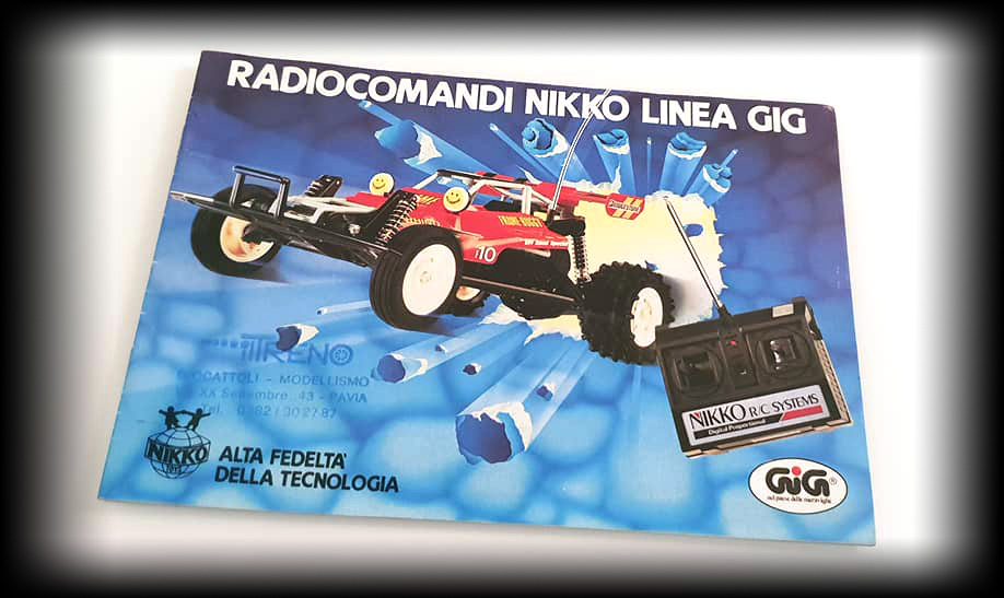 Nikko "Alta fedeltà della tecnologia" lo slogan della GIG per la linea radiocomandi 