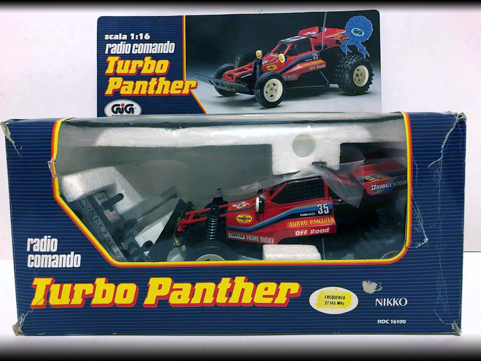 GIG Nikko Turbo Panther con scatolo a vetrina